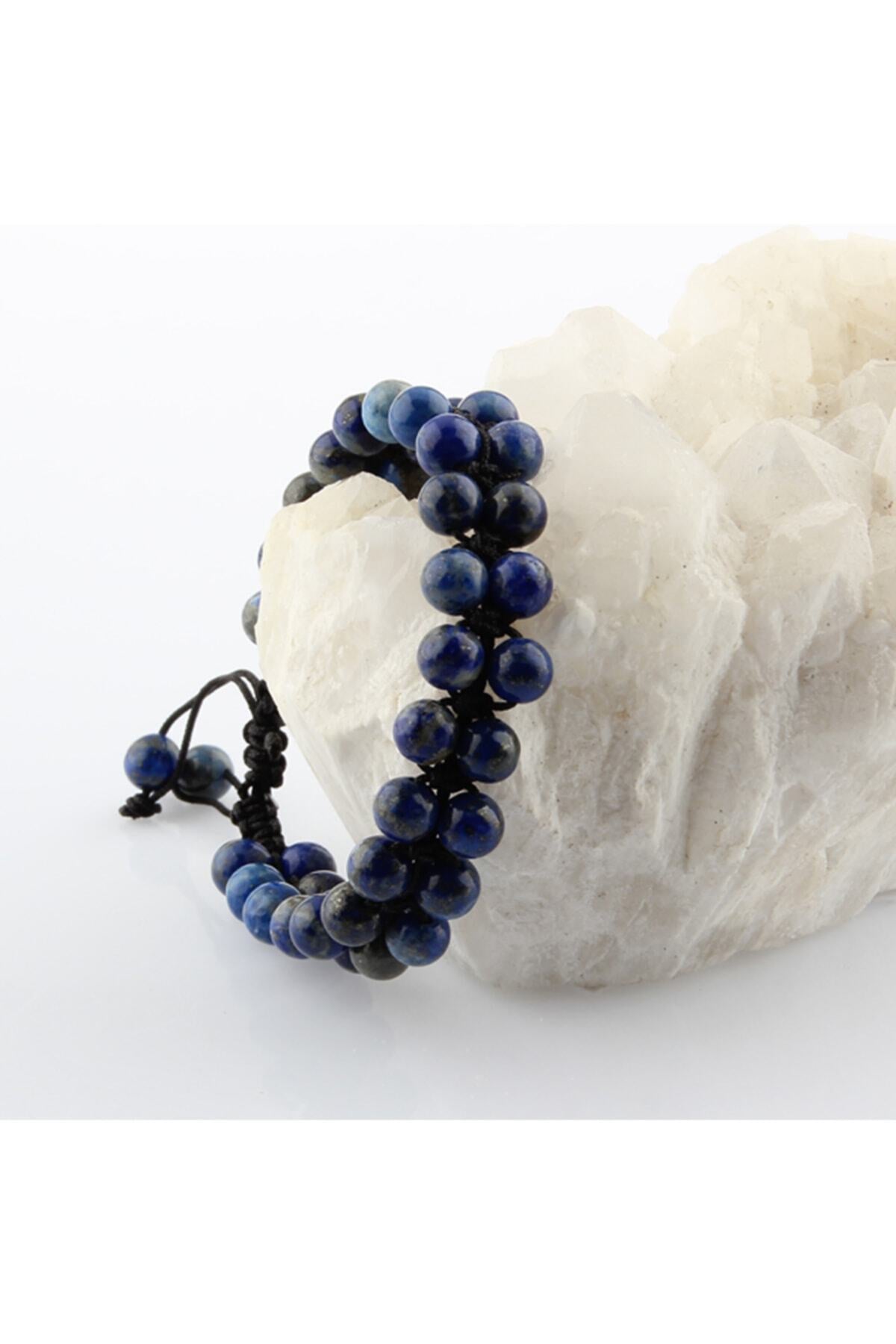Sertifikalı Lapis Doğal Taşı Bileklik - 6 Mm B656