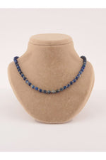 Sertifikalı Lapis Lazuli 6 Mm Düğümlü Kolye
