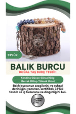Sertifikalı Balık Burcu 33'lük Tesbih T026