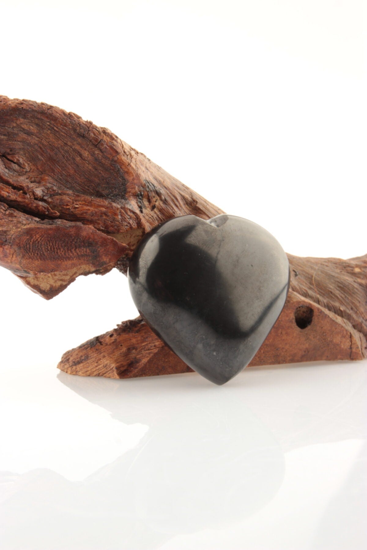 Sertifikalı Doğal Taş Aksesuar - Shungite Kalp