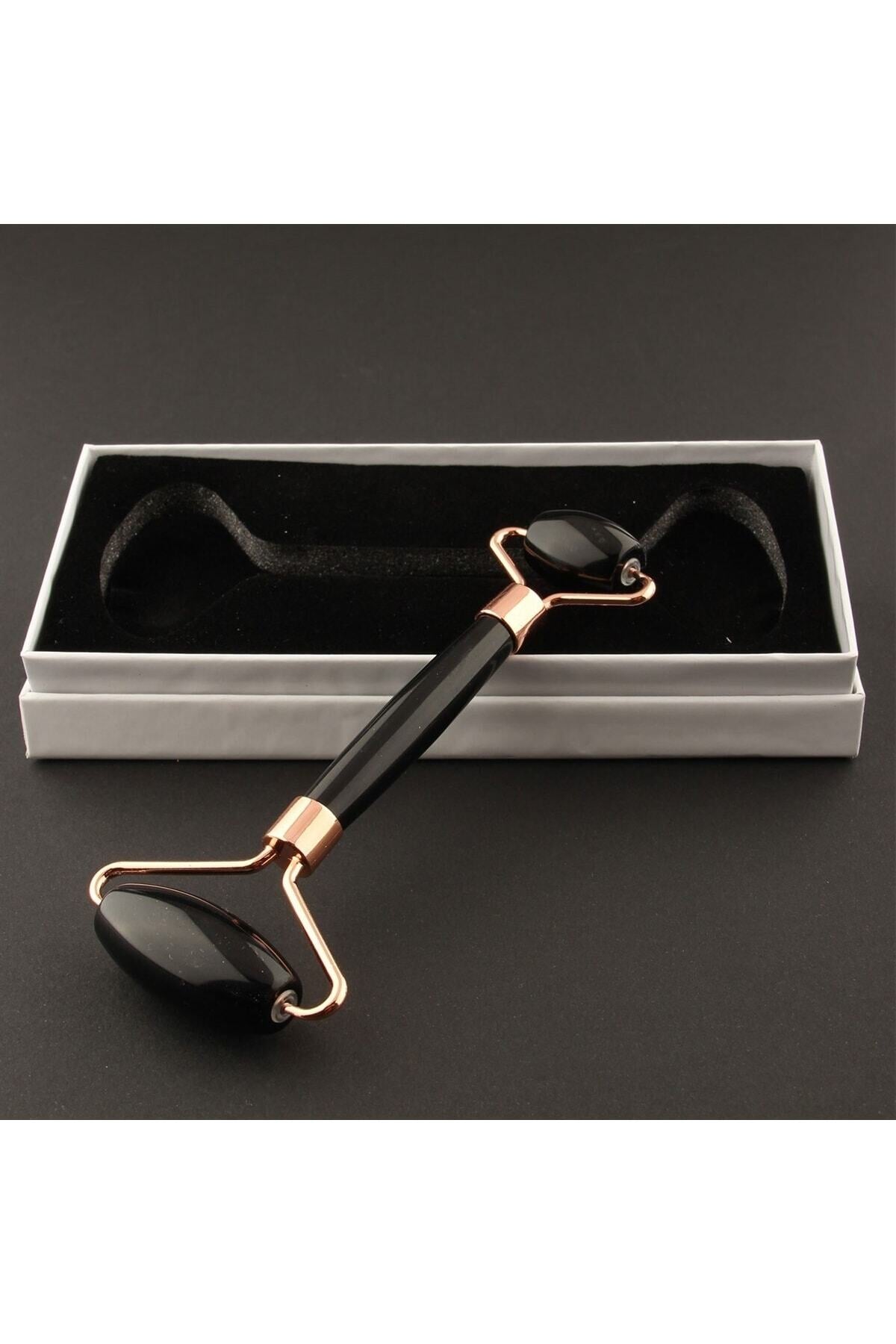 Sertifikalı Obsidyen Doğal Taş Roller - 1. Sınıf Sertifikalı Ma037