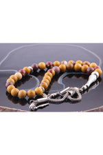 Sertifikalı Jasper Doğal Taş Tesbih T178