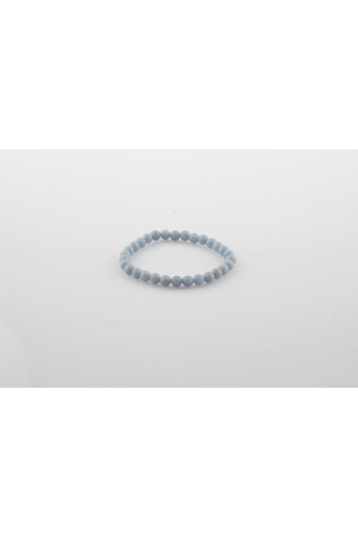 Sertifikalı Angelite Bileklik 6 Mm
