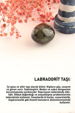 Sertifikalı Labradorit Tımbıl Doğal Taş