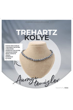 Sertifikalı Trehartz Doğaltaş Kolye 8 Mm, M549