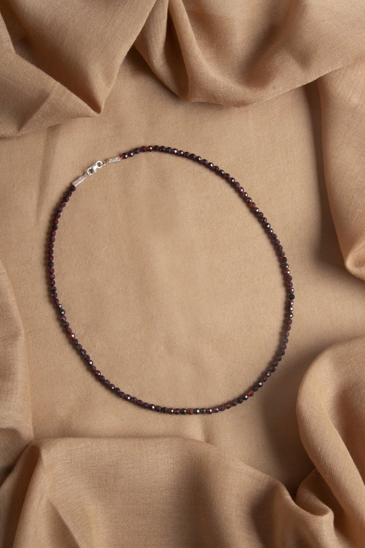 Sertifikalı Lal (Granat) Doğal Taş Kolye