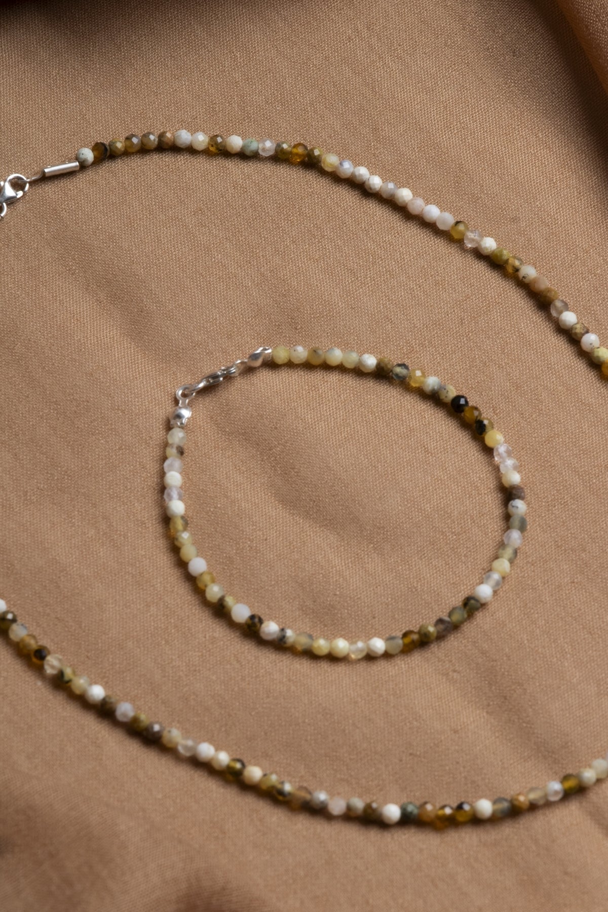 Sertifikalı Opal Doğal Taş Kolye