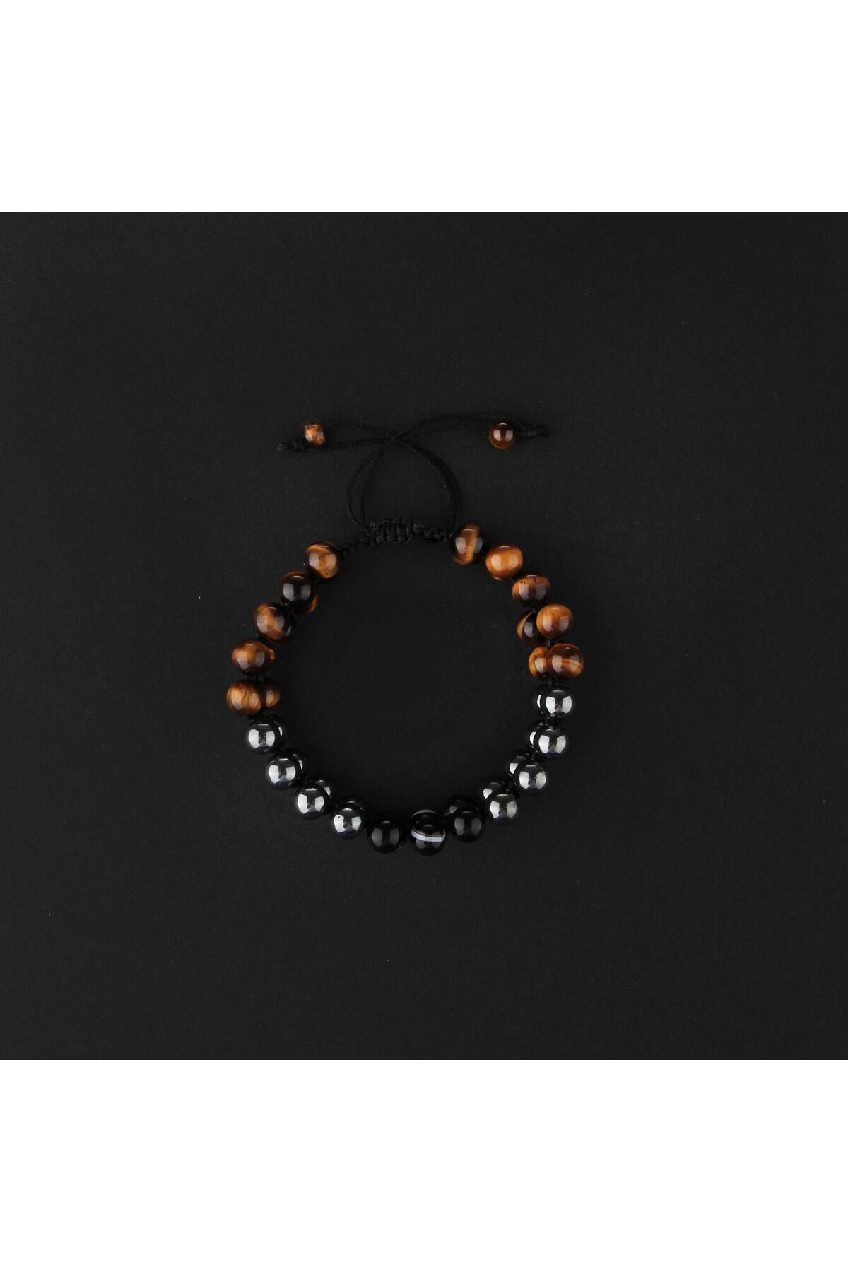 Sertifikalı Doğaltaş Gece Bileklik 8 Mm, B894