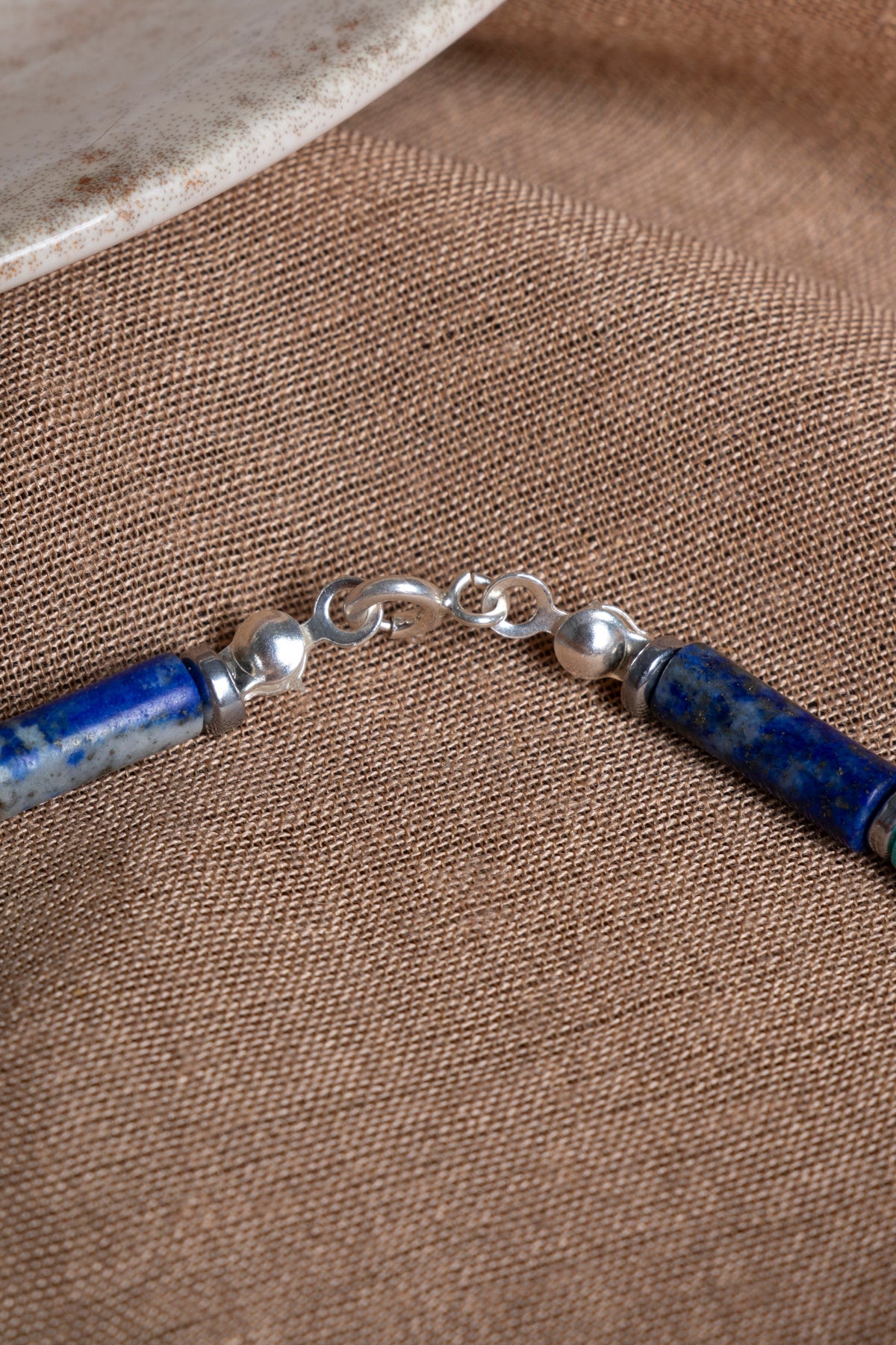 SERTİFİKALI Lapis Lazuli Turkuaz Hematit Doğal Taş Bileklik