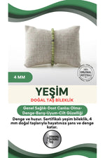 Sertifikalı Yeşim Doğaltaş Bileklik 4 Mm, B983