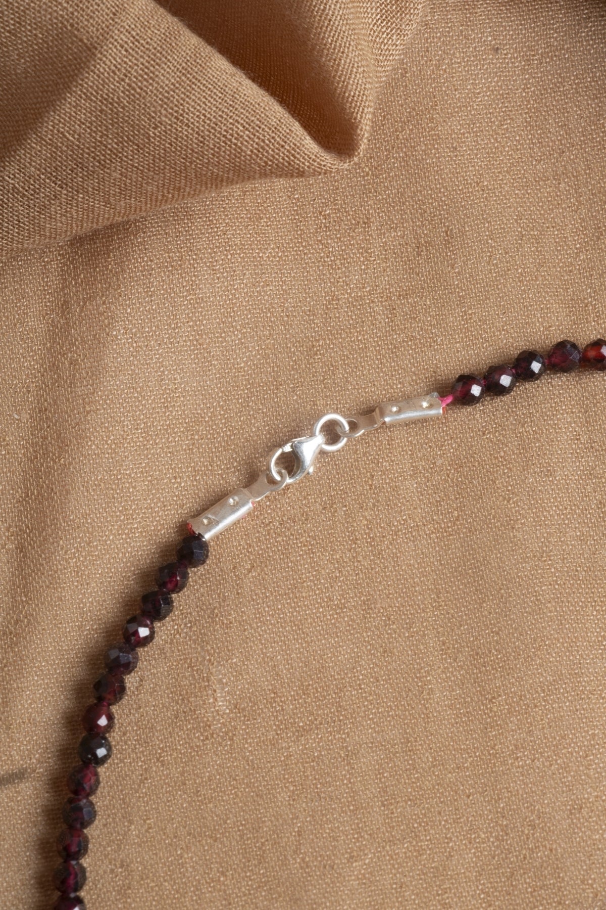 Sertifikalı Lal (Granat) Doğal Taş Kolye