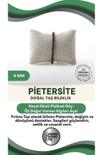 Sertifikalı Pietersite Doğaltaş Bileklik 4 Mm, B971
