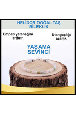Sertifikalı Helidor Doğal Taş Bileklik 3 Mm - B813