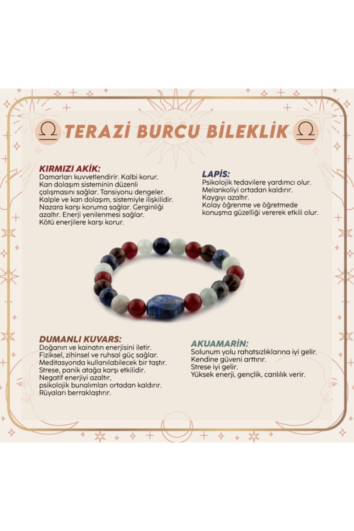 Sertifikalı Terazi Burcu Bileklik B041