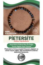 Sertifikalı Pietersite Doğal Taş Bileklik ODT028