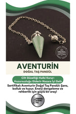Aventurin Doğal Taş Pandül - S014