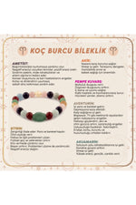 Sertifikalı Koç Burcu Bileklik B047
