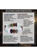 Sertifikalı Yengeç Burcu Roleks Bileklik B036