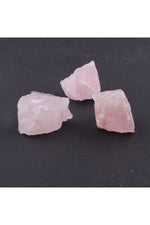 Sertifikalı Pembe Kuvars Doğal Taşı Ham Kaya Parçası - 3 Cm