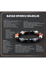 Sertifikalı Bayan Sporcu Bileklik 8mm