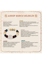Sertifikalı Akrep Burcu Bileklik B039