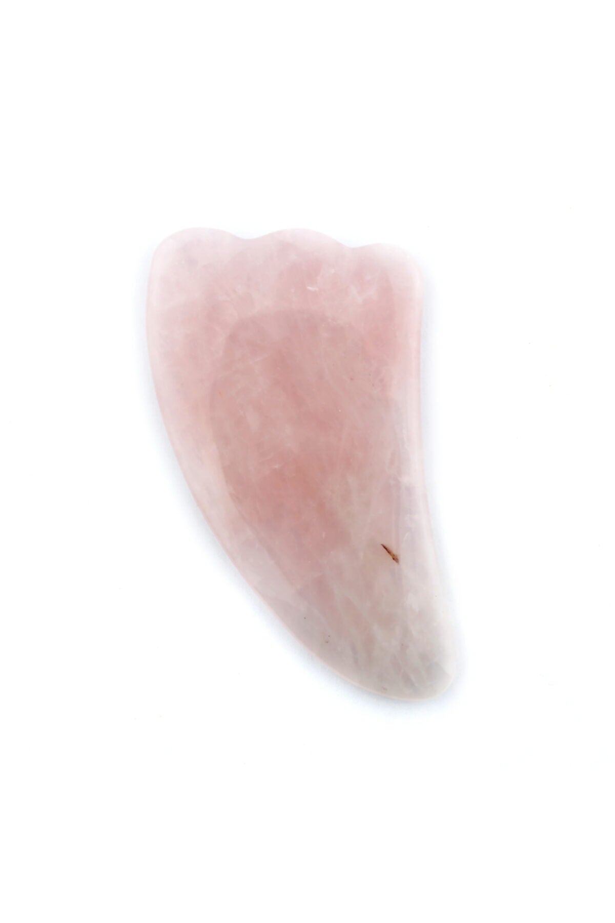 Sertifikalı Tırtıklı Yeşim Masaj Taşı Roller Ve (1. SINIF) Pembe Kuvars Gua Sha Takım