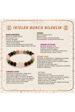 Sertifikalı Ikizler Burcu Bileklik B043