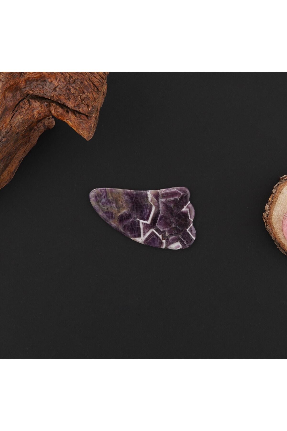 Sertifikalı Ametist Gua Sha (KAZ AYAKLI)