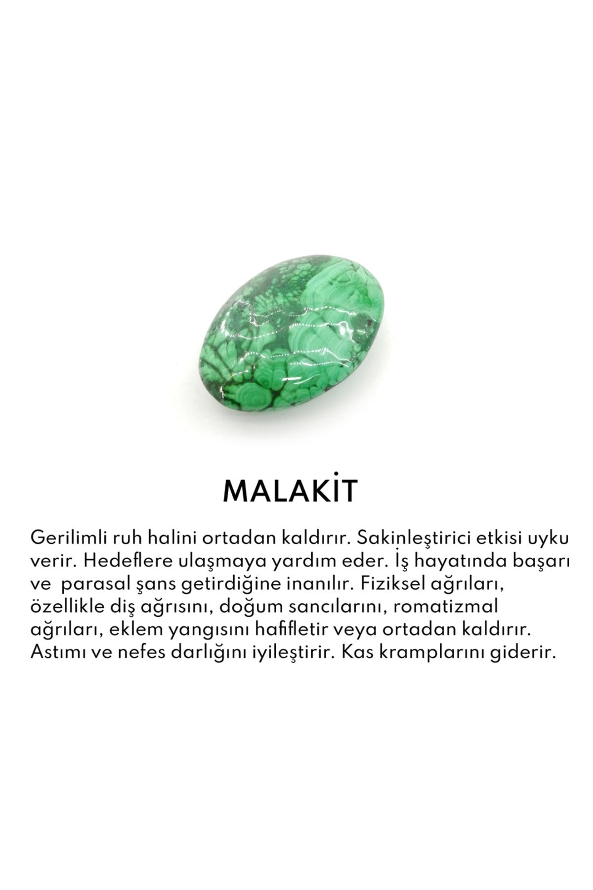 Sertifikalı Malakit Doğal Taş Parça