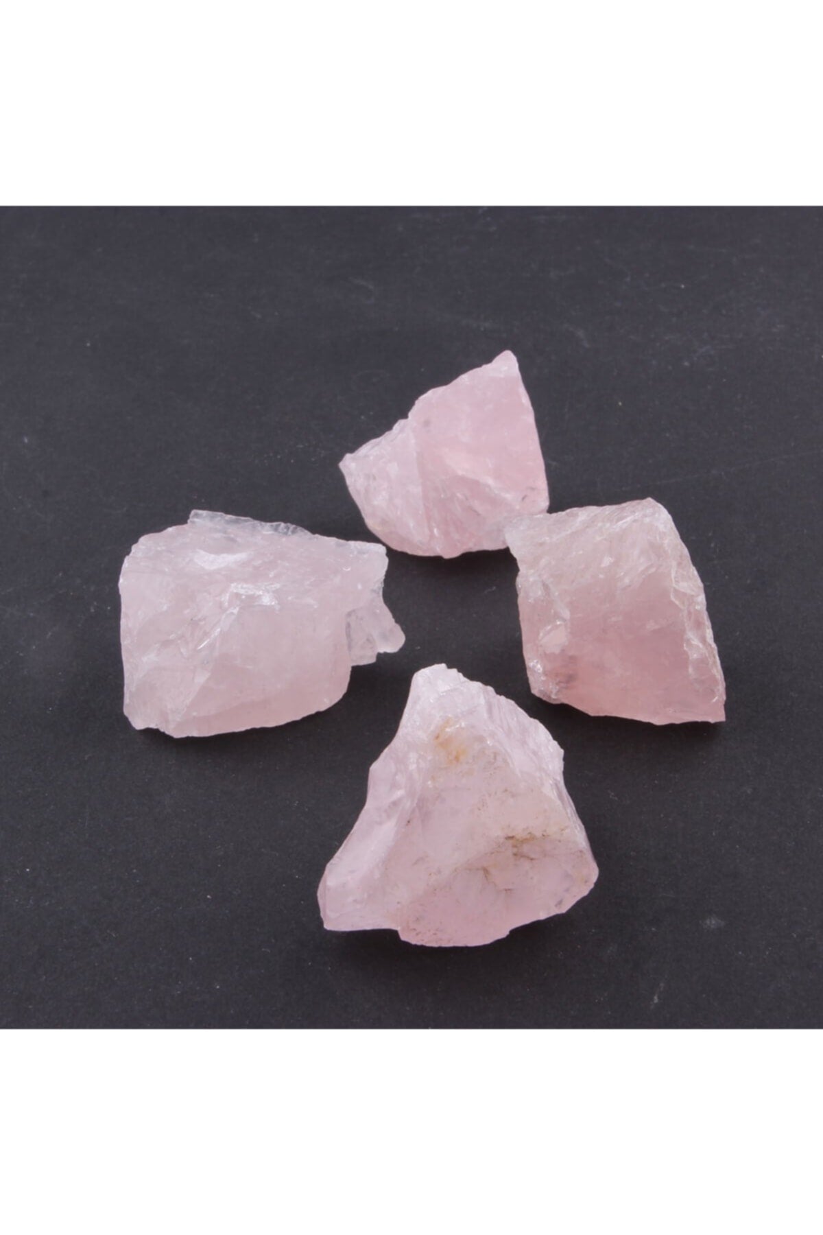 Sertifikalı Pembe Kuvars Doğal Taşı Ham Kaya Parçası - 3 Cm