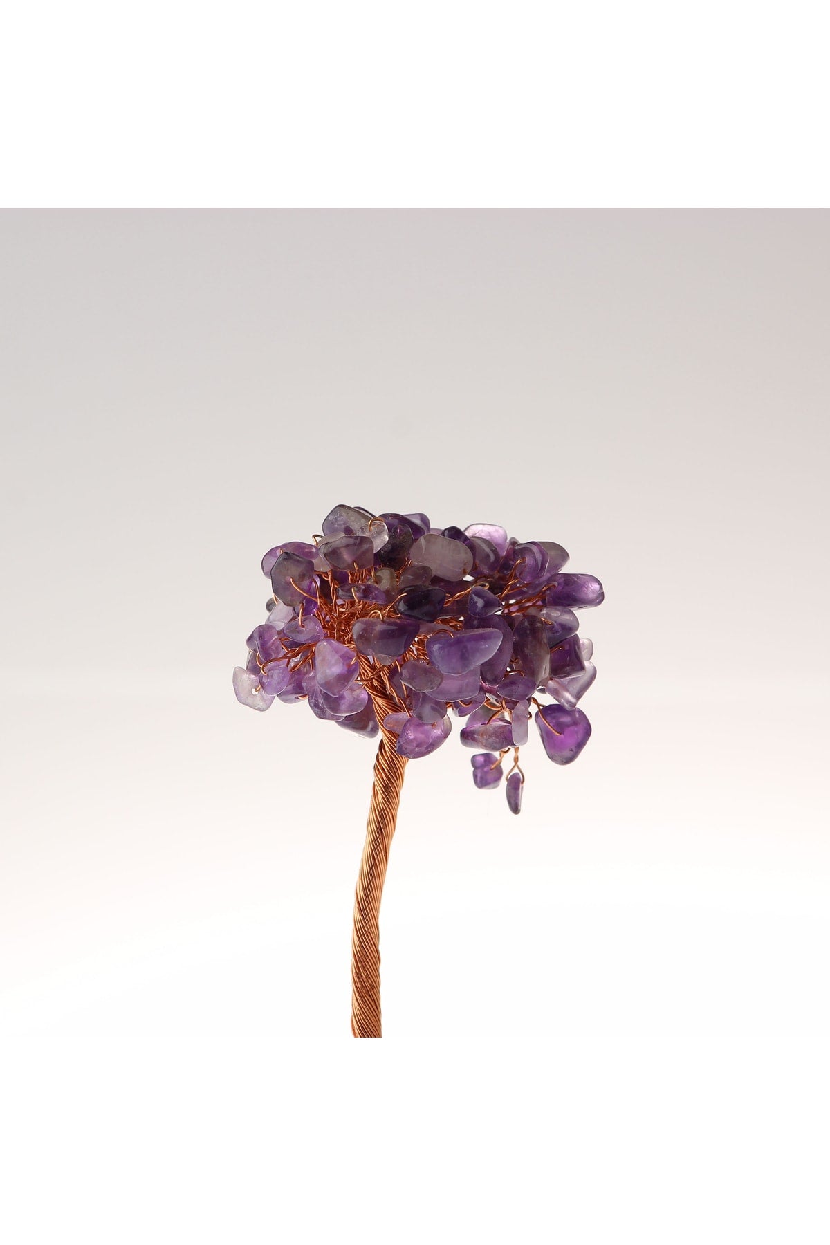 Sertifikalı Ametist, Kristal Kuvars ( Taşlar) Doğaltaş Ağaç 12x7 Cm, D021