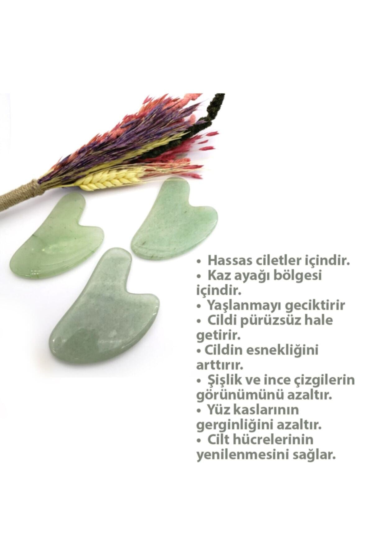 Sertifikalı 1.sınıf Aventurin Doğal Taş Gua Sha (SERTİFİKALI)