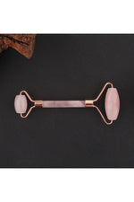 Sertifikalı Pembe Kuvars Doğal Taşı roller Masaj Aleti - 15 X 6 Cm Ma038