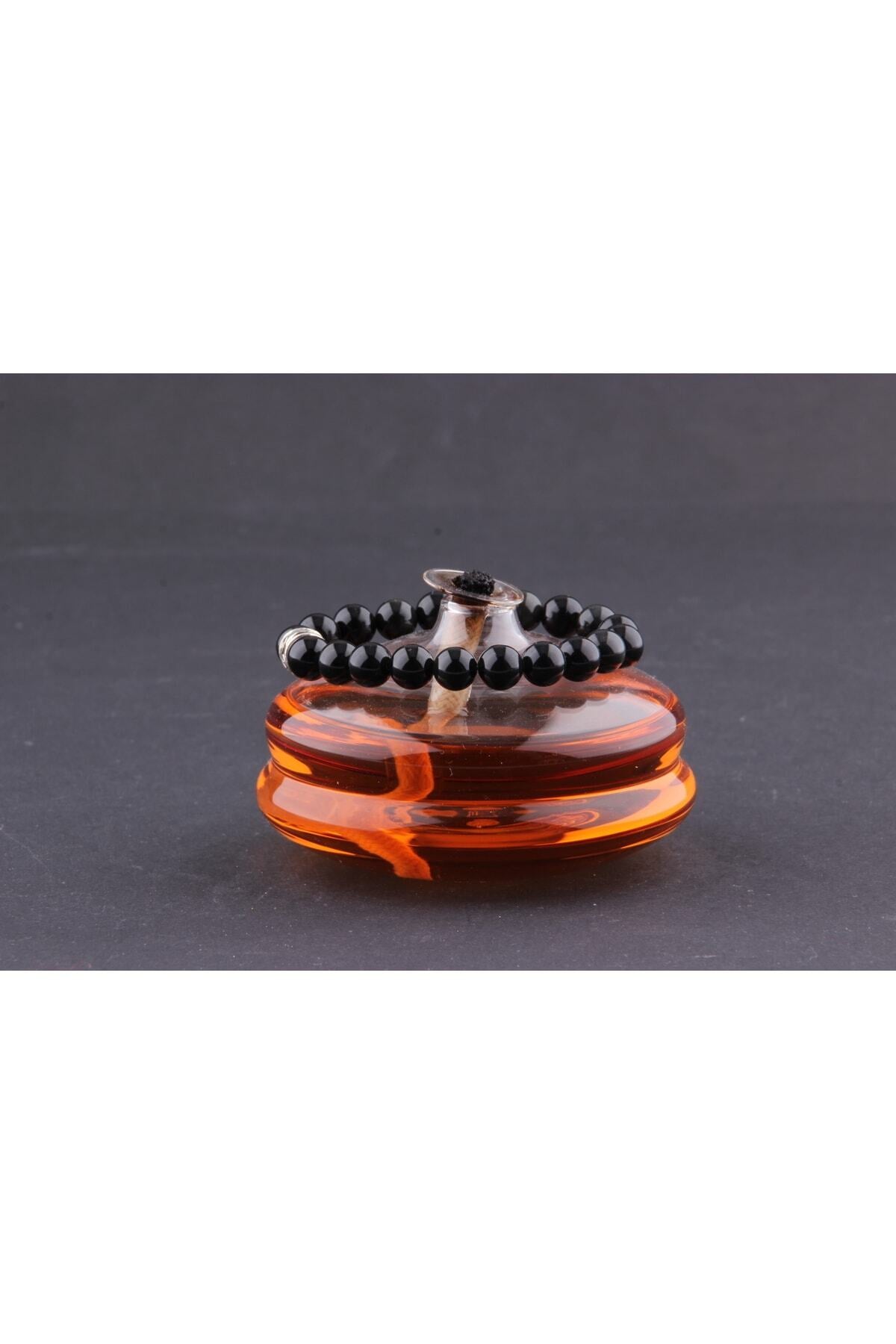 Sertifikalı Obsidyen Doğal Taş Bileklik 8 Mm - B872
