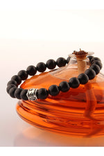 Sertifikalı Shungite Doğaltaş Bileklik 8 Mm, B944