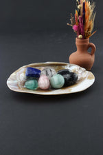 Lapis, Amazonit, Pembe Kuvars, Obsidyen, Shungite, Florit, Rutilli Kuvars, Istiridye Kabuk Doğal Taş
