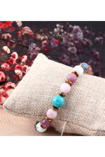Sertifikalı Doğal Taş Bileklik - Kehribar,larimar,hakiki Turkuaz,mavi Topaz,tanzanit,yakut,kunzit