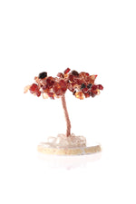 Sertifikalı Akik, Kristal Kuvars Doğaltaş Ağaç 8x8 Cm, D040