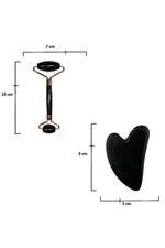 Sertifikalı Obsidyen 1. Sınıf Roller Ve Gua Sha Masaj Seti (SERTİFİKALI)