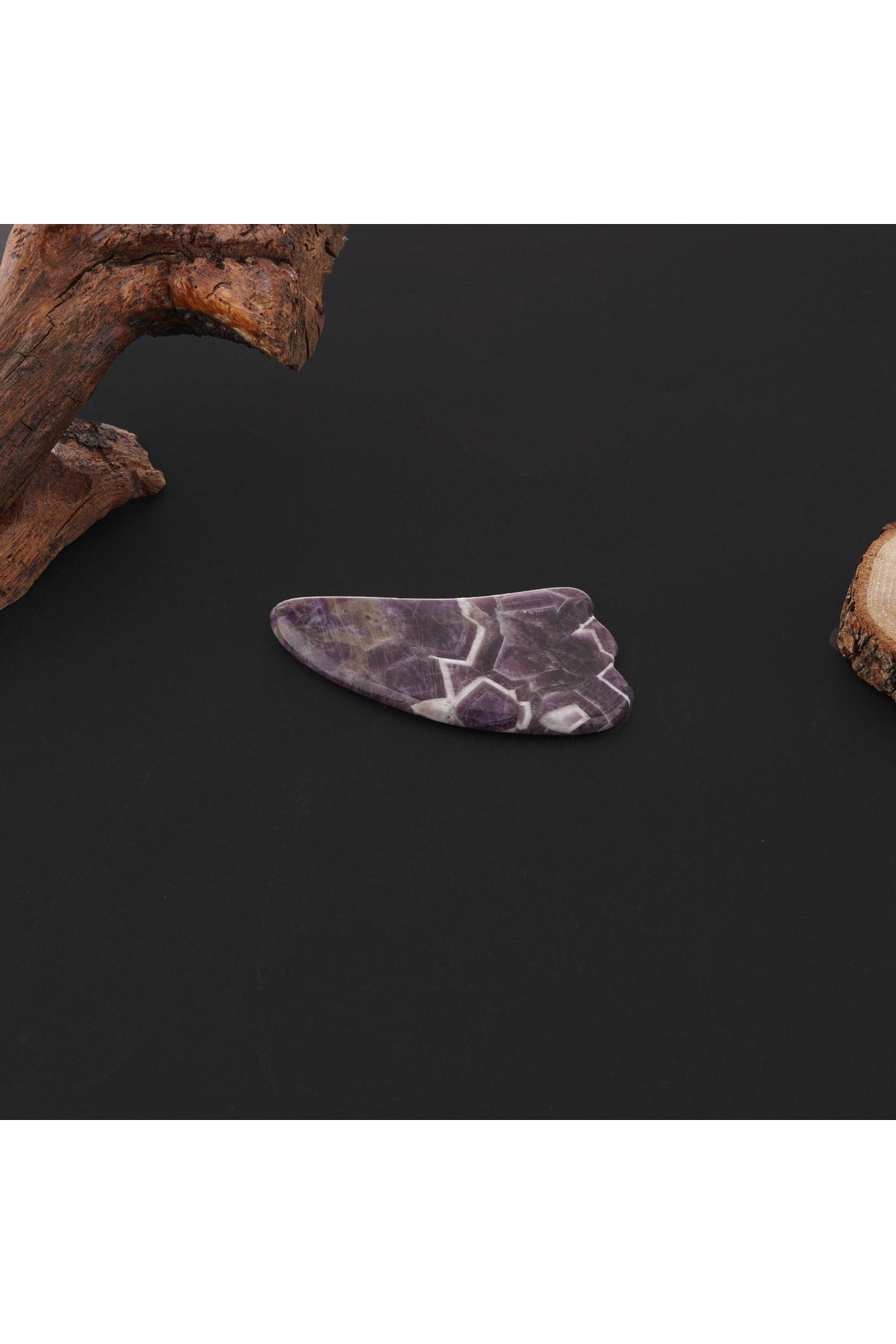 Sertifikalı Ametist Gua Sha (KAZ AYAKLI)