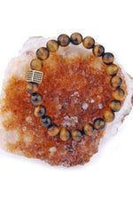 Sertifikalı Kaplan Gözü-doğaltaş Bileklik-8mm- B302