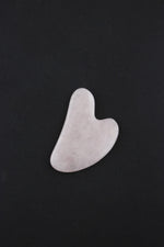 Sertifikalı Obsidyen Masaj Taşı Roller Ve Pembe Kuvars Gua Sha Kalp Tasarımlı Set