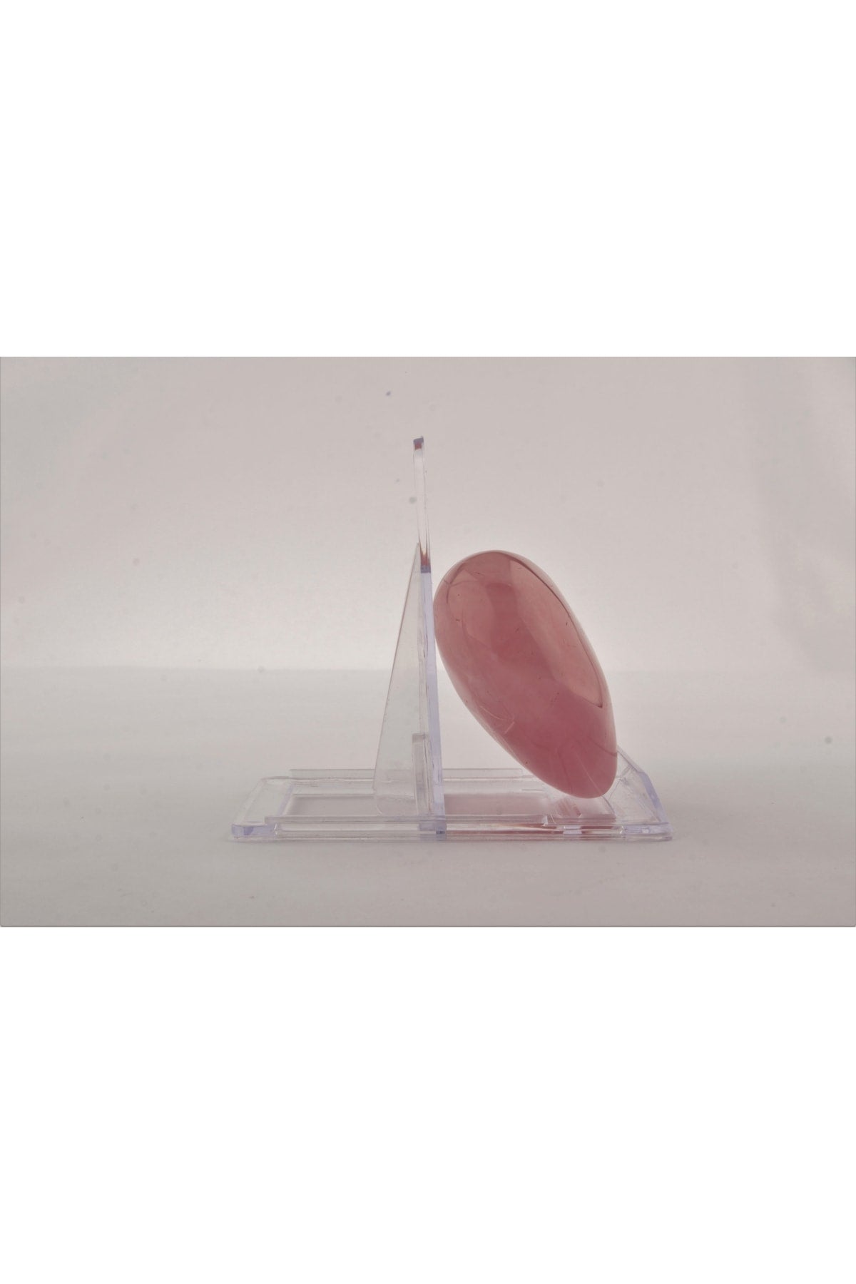 Sertifikalı Pembe Kuvars Kalpli ( Taşlar) Doğaltaş 8x8 Cm, D004