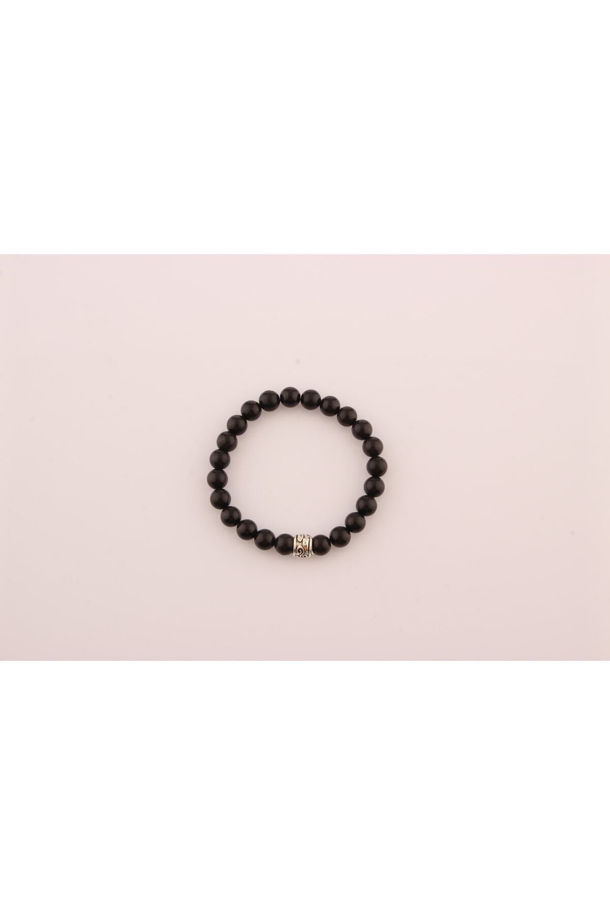 Sertifikalı Shungite Doğaltaş Bileklik 8 Mm, B944