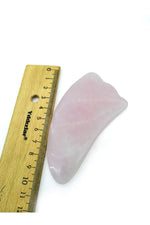 Sertifikalı Tırtıklı Yeşim Masaj Taşı Roller Ve (1. SINIF) Pembe Kuvars Gua Sha Takım