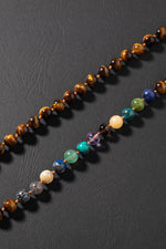 Yay Burcu Düğümlü Kolye Sertifikalı Doğal Taşlı (Turkuaz, Ametrin, Lapis, Opal, Kaplan Gözü)