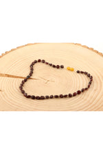 Sertifikalı Lal (GRANAT) Natural Kesim Doğal Taş Kolye