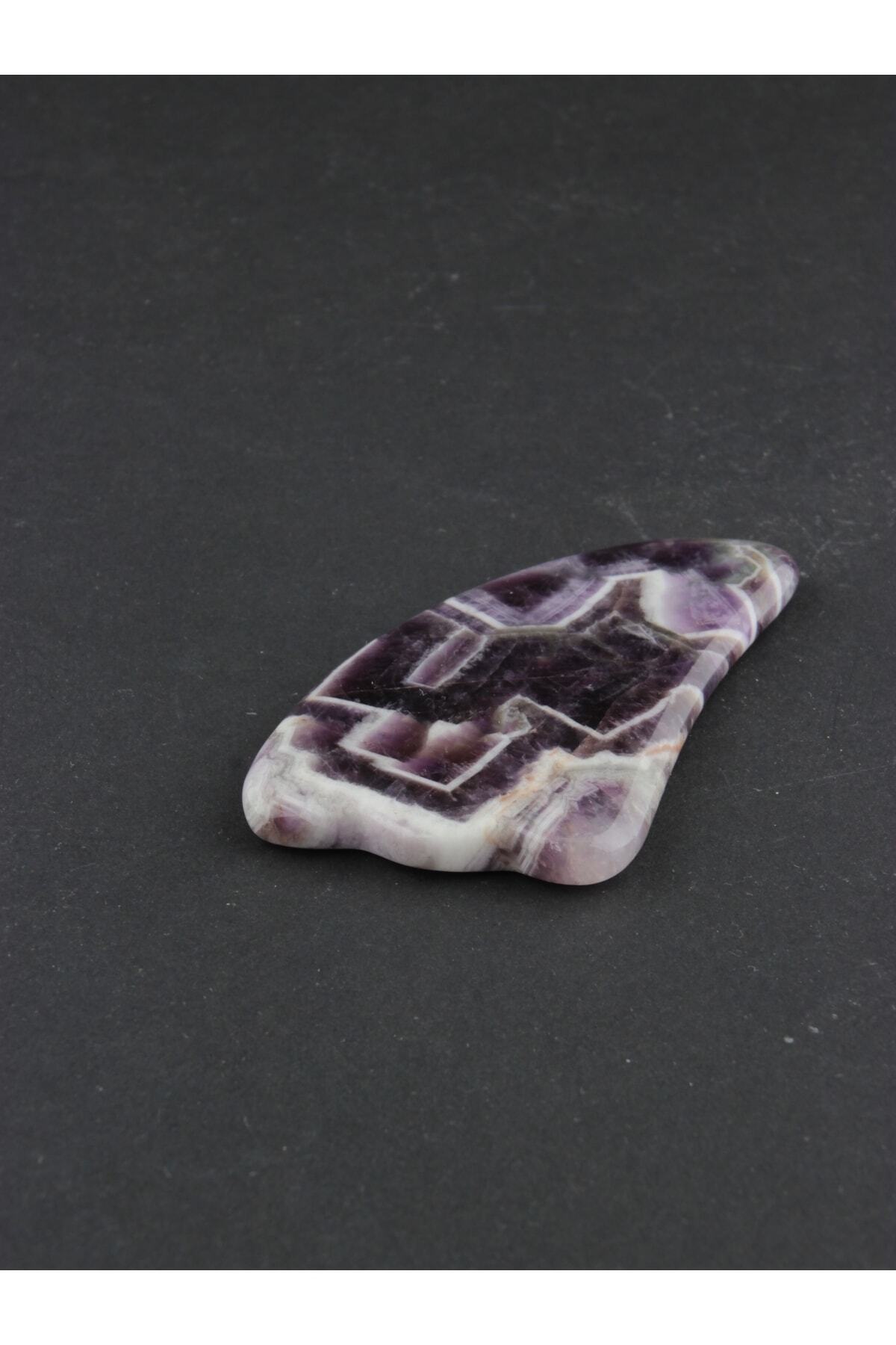 Sertifikalı Ametist Gua Sha (KAZ AYAKLI)