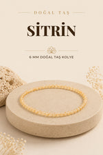 Sitrin 6mm Kolye