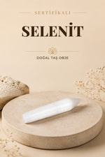 SERTİFİKALI Selenit Doğal Taş Obje ODT093